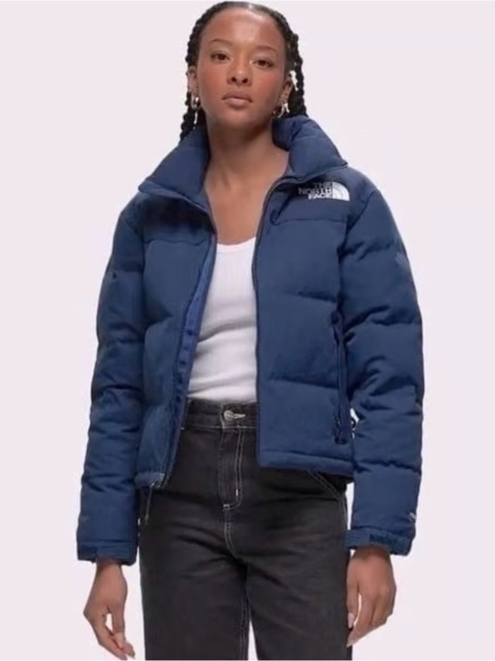 The North Face Women’s 1992 Ripstop Nuptse Jacket Size Small Navy! NWOT